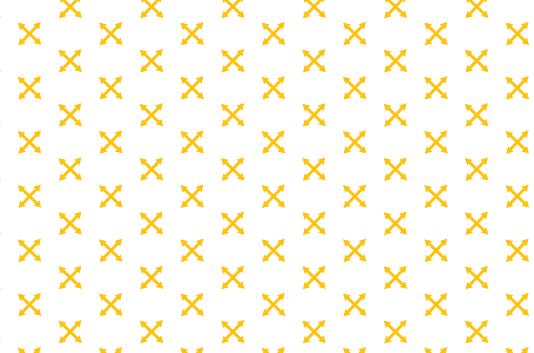 Yellow Arrow Pattern on Transparent Background Digital Illustration
