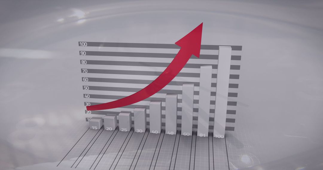 Graph Illustrating Positive Financial Growth