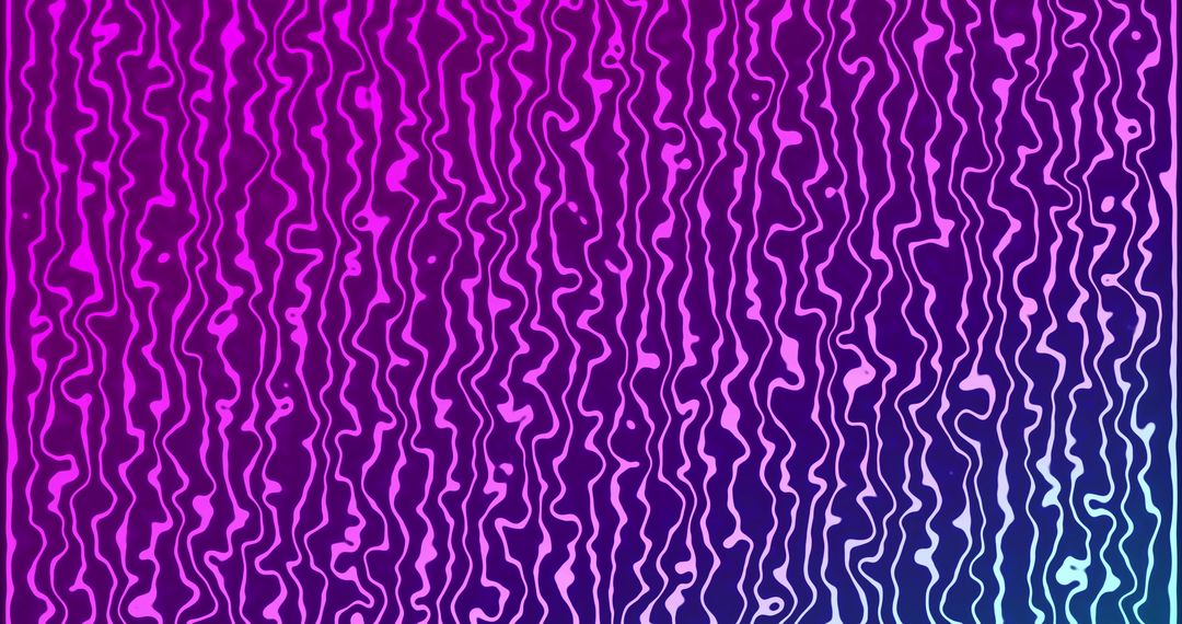 Seamless Loop of Neon Purple Waving Lines