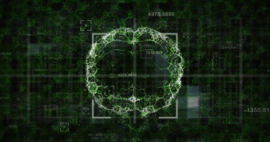 Futuristic Neuroscience Brain Scan Technology Interface