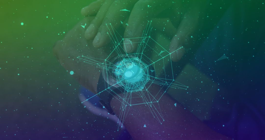 Digital Network Interface Overlaying Smartwatch Technology