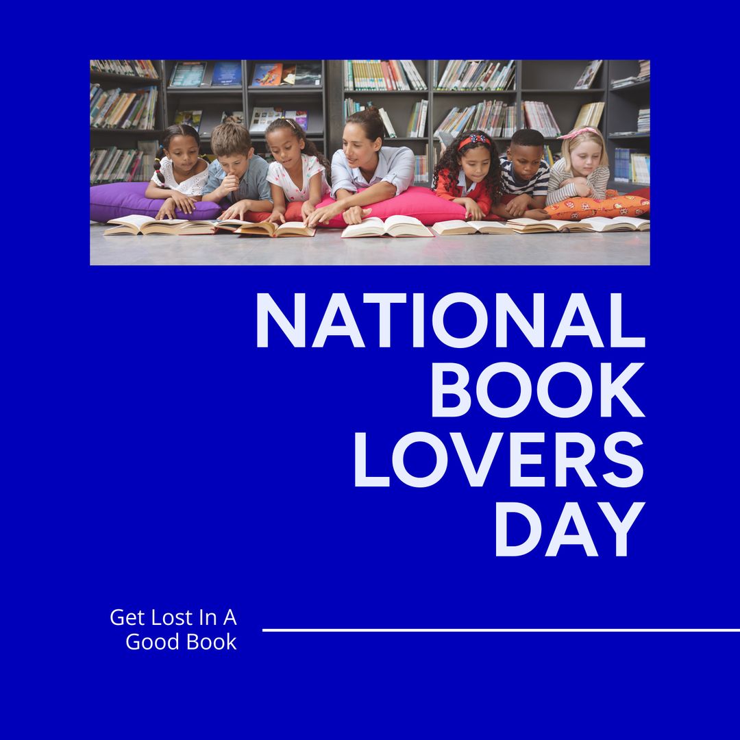 Celebrating National Book Lovers Day with Educator and Diverse Children