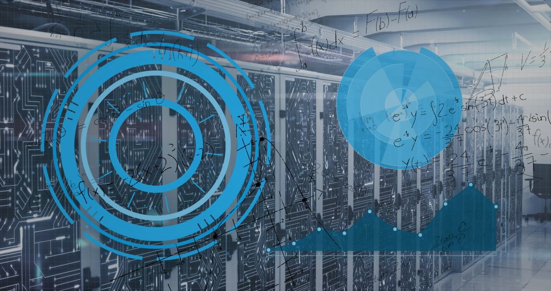 Digital Data Processing with Global Connections in Server Room