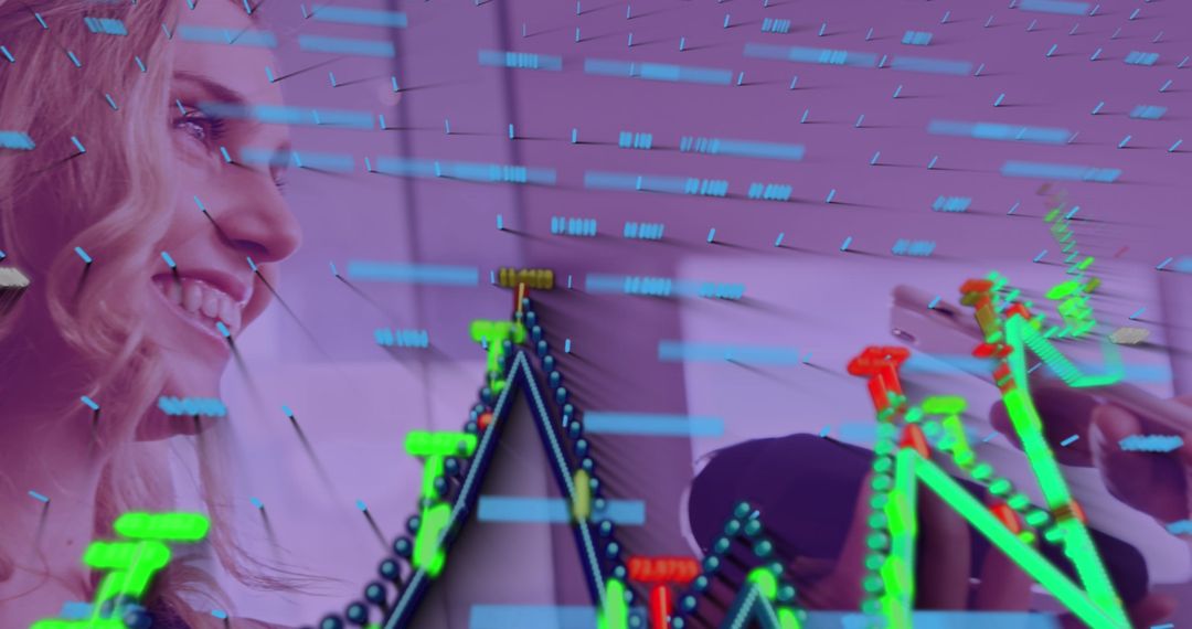 Data Visualization Overlaying Mobile Payment