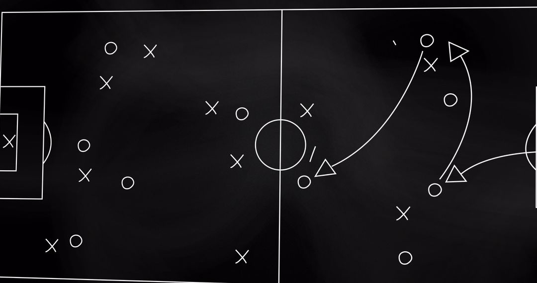 Soccer Tactical Strategy Chalkboard