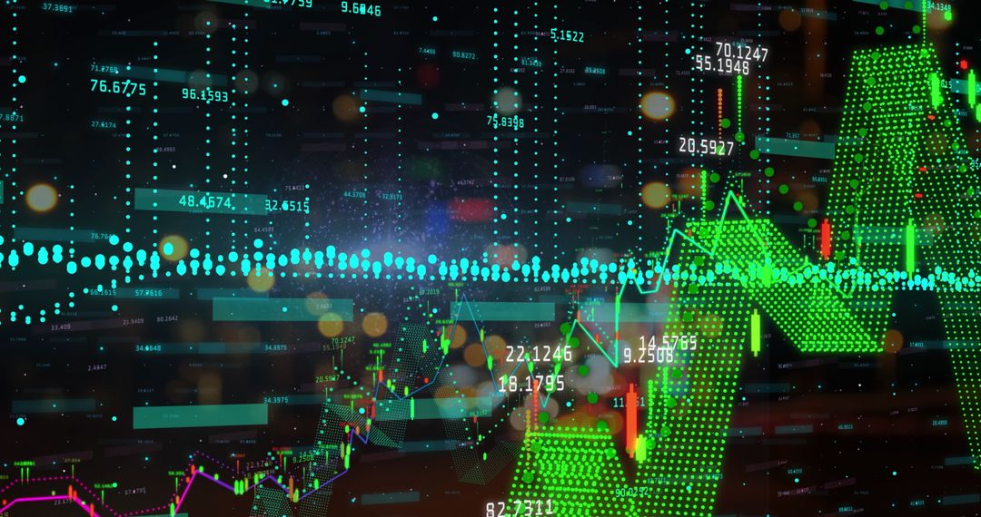 Abstract Digital Financial Data Analysis in Virtual Space