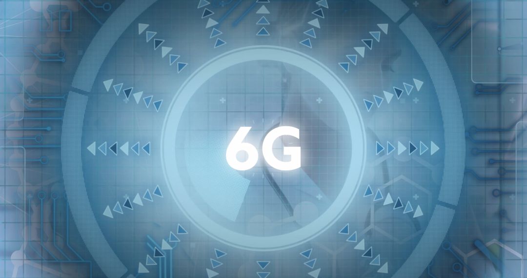 Futuristic Holographic 6G Interface with Holographic Design Elements