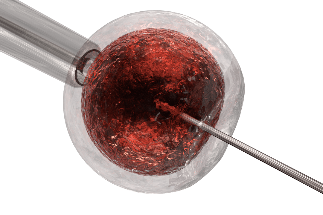 Intracytoplasmic Sperm Injection Transparent Visualization