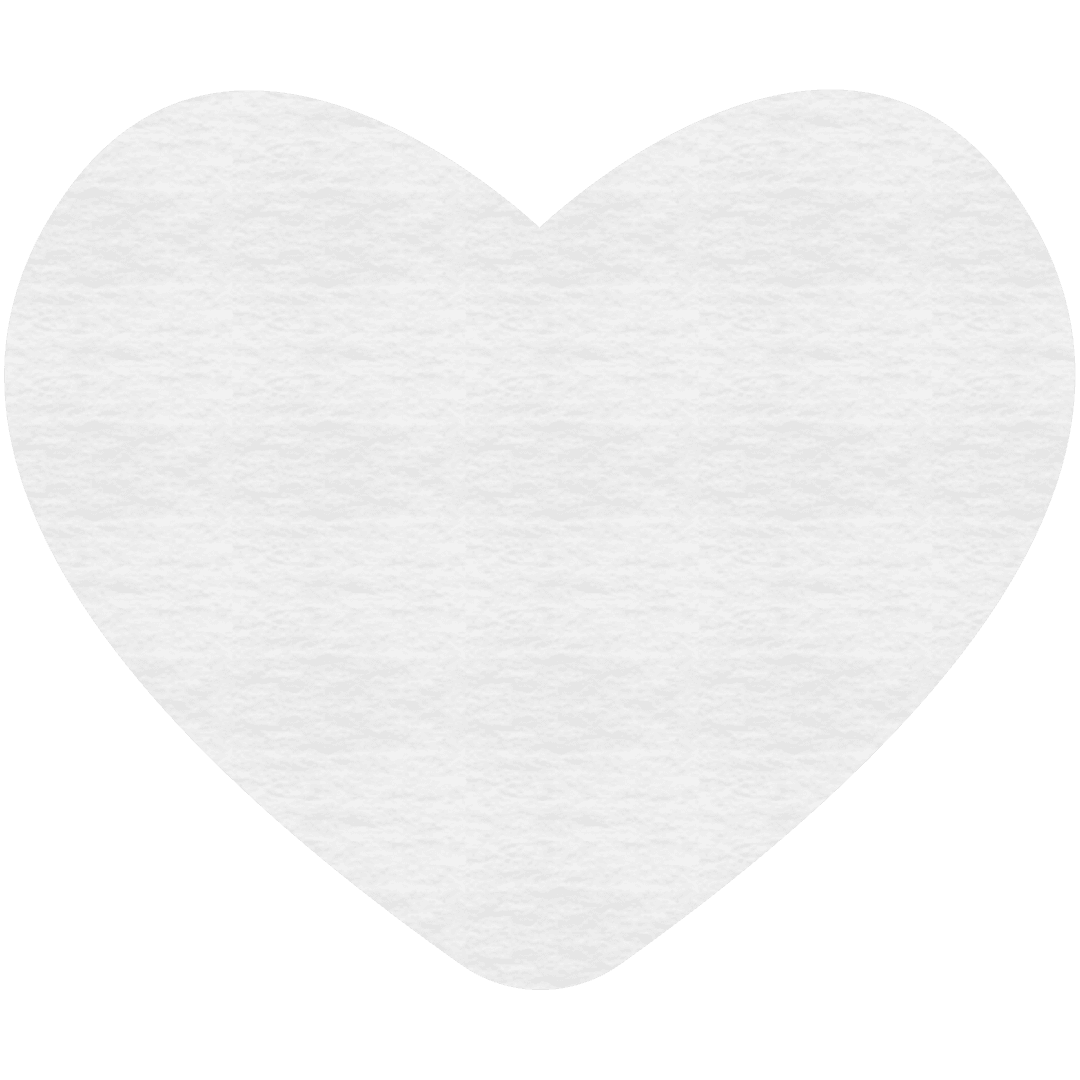 Transparent Heart Shape on Textured Background