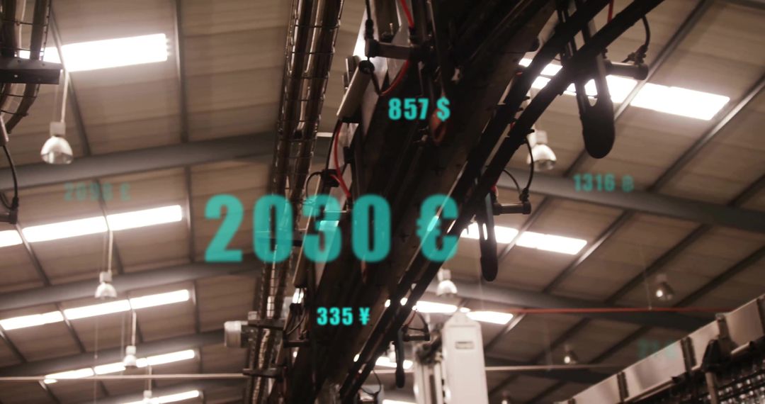 High-Tech Automation System in Industrial Factory