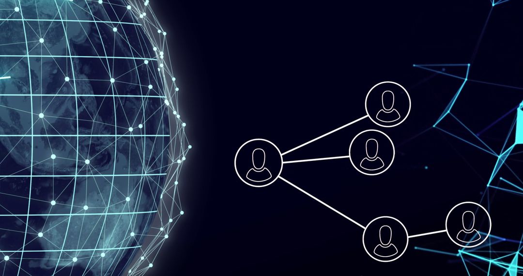 Global Network and Digital Connectivity Concept