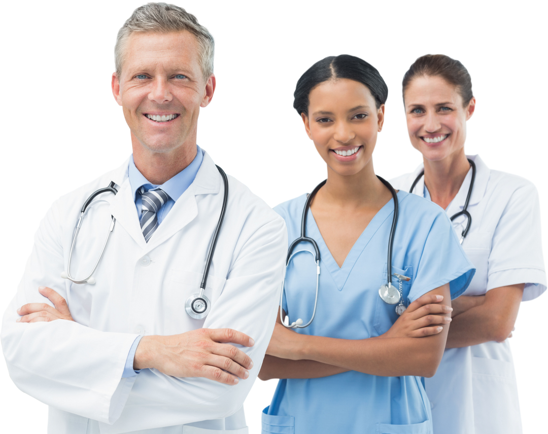 Portrait of Smiling Doctors and Nurses in Transparent Background - Download Free Stock Images Pikwizard.com