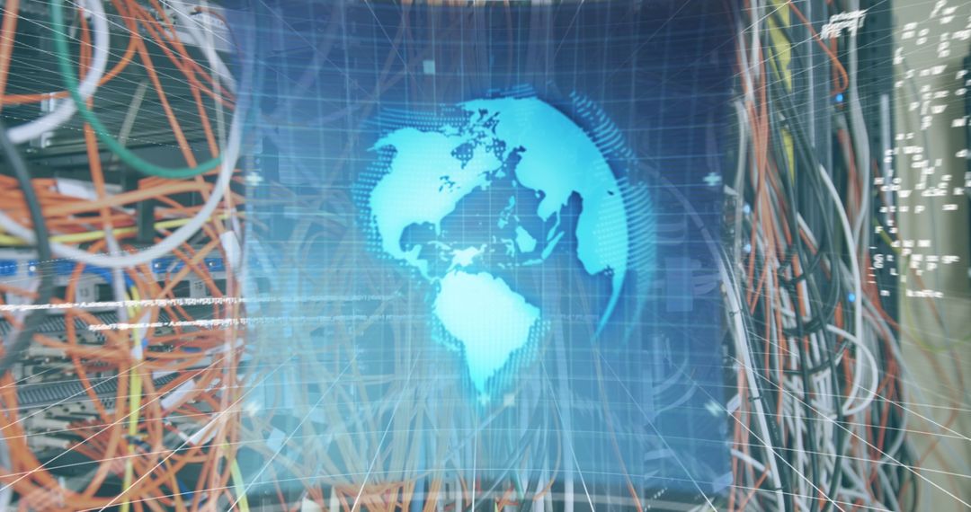 Global Data Telecommunication Interface amidst Network Wiring