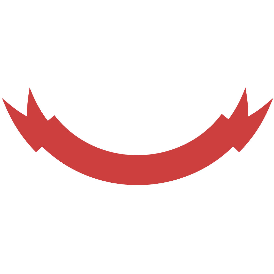 Red Arrow Shaped Vector on Transparent Background