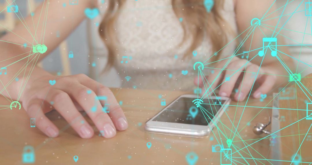 Connecting Digital World at Workspace with Network Icons Overlay