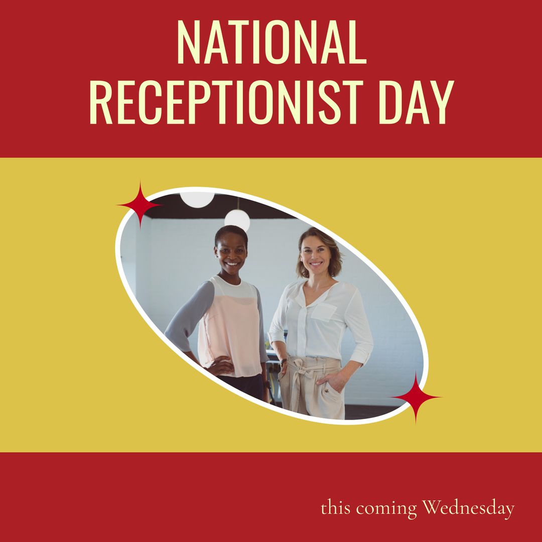 Celebrating National Receptionist Day with Smiling Businesswomen - Download Free Stock Images Pikwizard.com