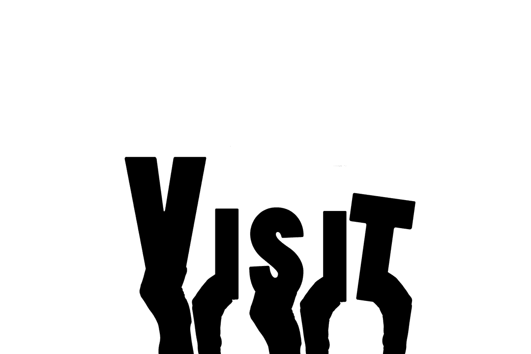 Transparent Message Holding Hands: Visit Invitation Concept