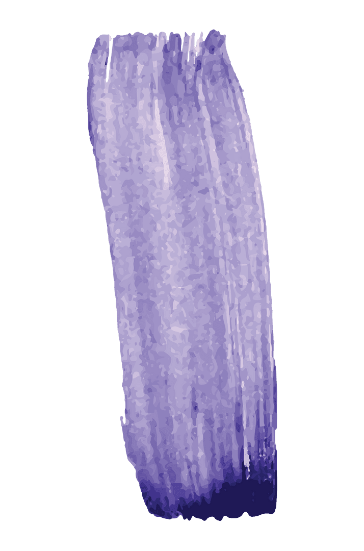 Purple Watercolor Stripe With Transparent Background