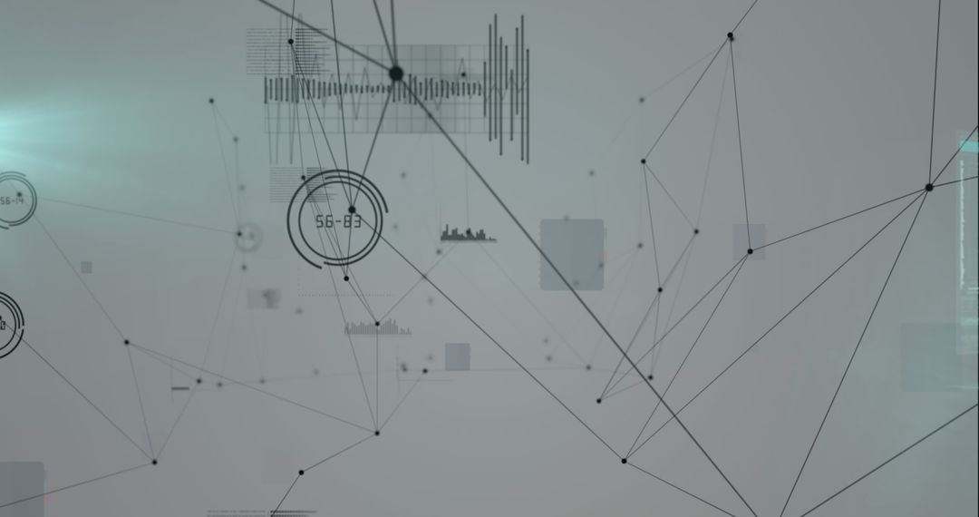 Data Network Visualization with Geometric Shapes