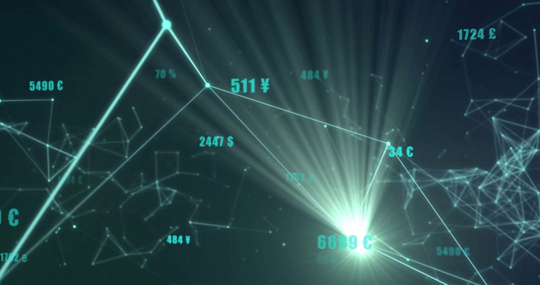 Digital data processing with global connections network