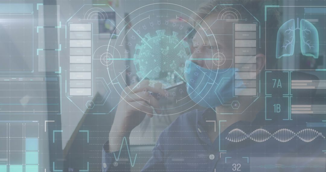 Medical Technology Professional Analyzing Data During Pandemic