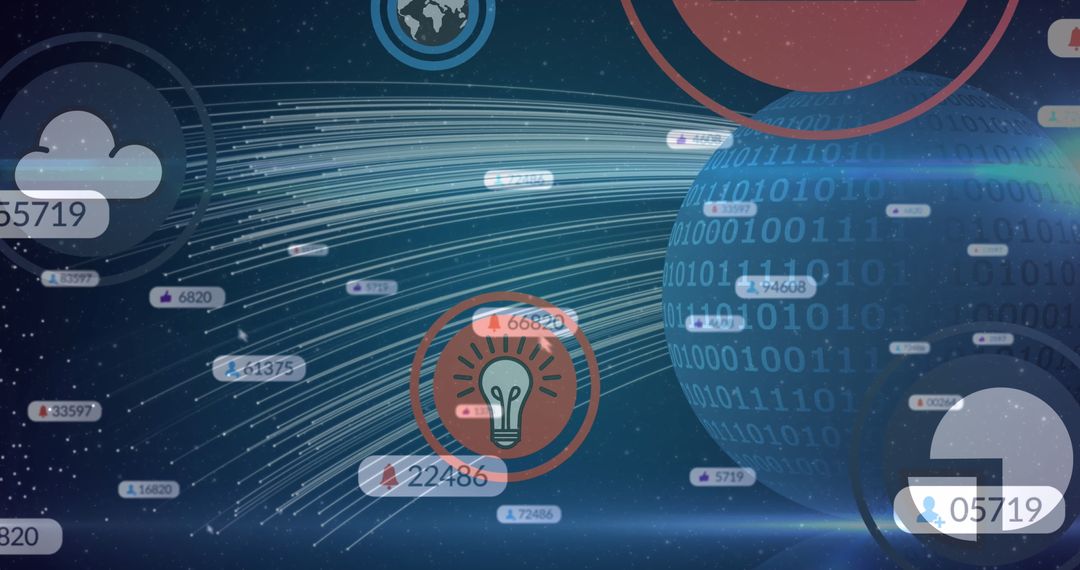 Electrifying Concept of Global Social Media and Digital Connectivity