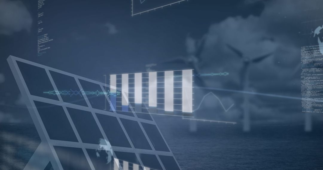 Renewable Energy Technology with Wind Turbines and Solar Panels