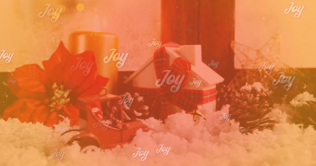 Festive Christmas Decorations with Joyful Snowy Theme