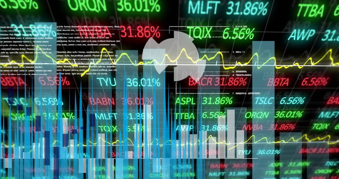 Stock Market Data and Trend Visualization with Graphs