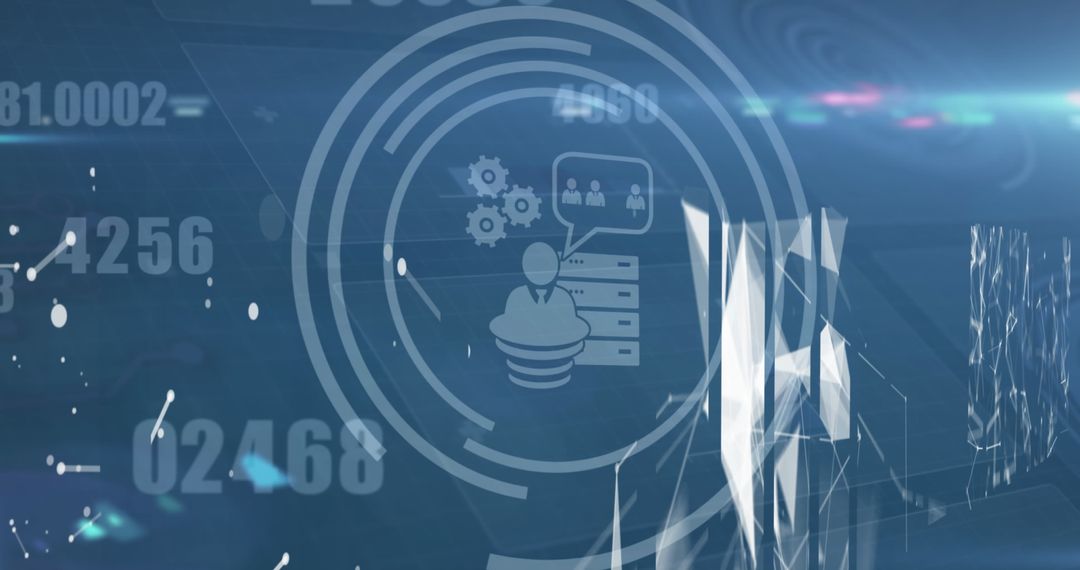 Network Connections and Data Processing Visualization
