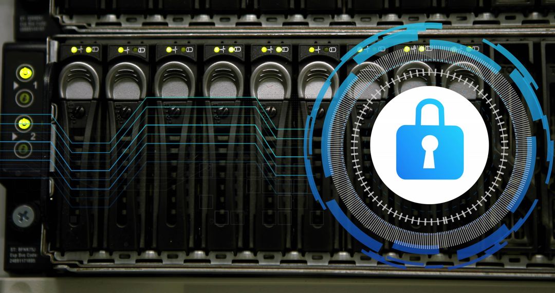 Data Protection with Digital Lock and Server Technology