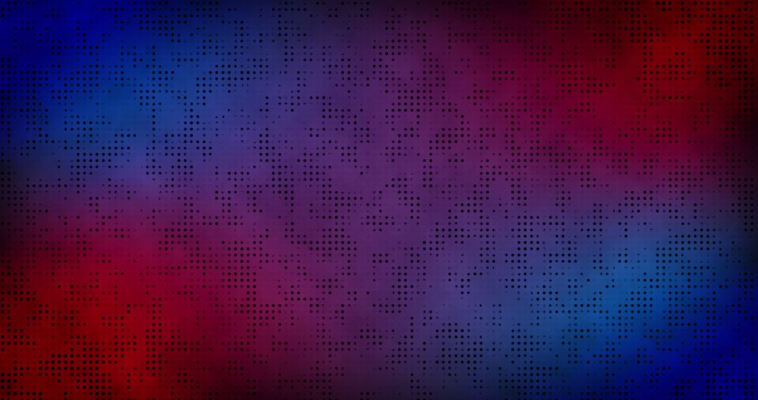 Abstract Gradient with Geometric Shapes in Red and Blue