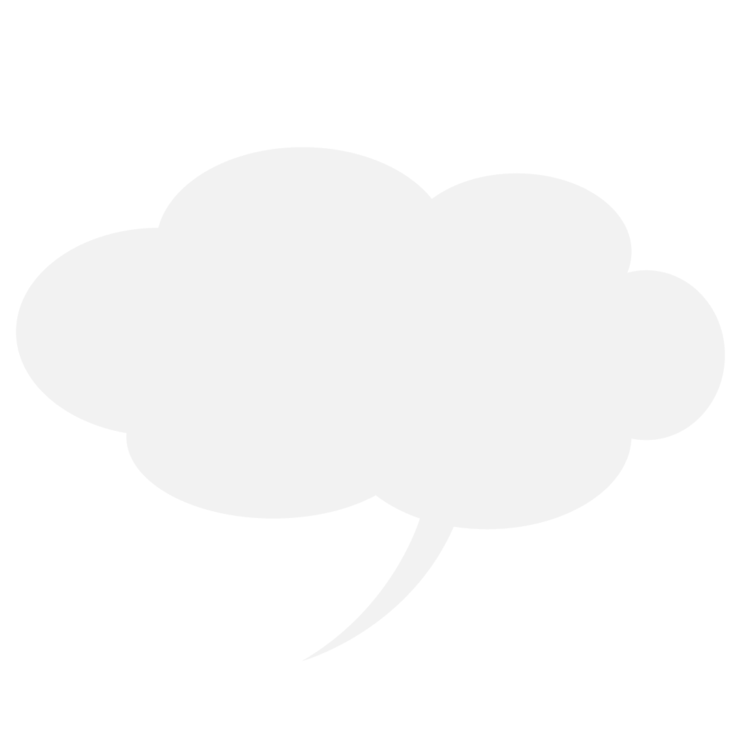 Grey Cloud Speech Bubble on Transparent Background for Text - Download Free Stock Images Pikwizard.com