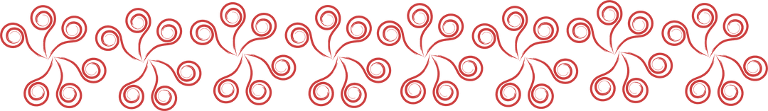 Abstract Red Shapes Transparent Design for Borders