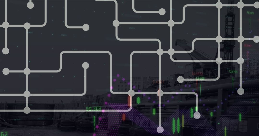 Digital Interface Concept with Abstract Data Processing - Free Images, Stock Photos and Pictures on Pikwizard.com