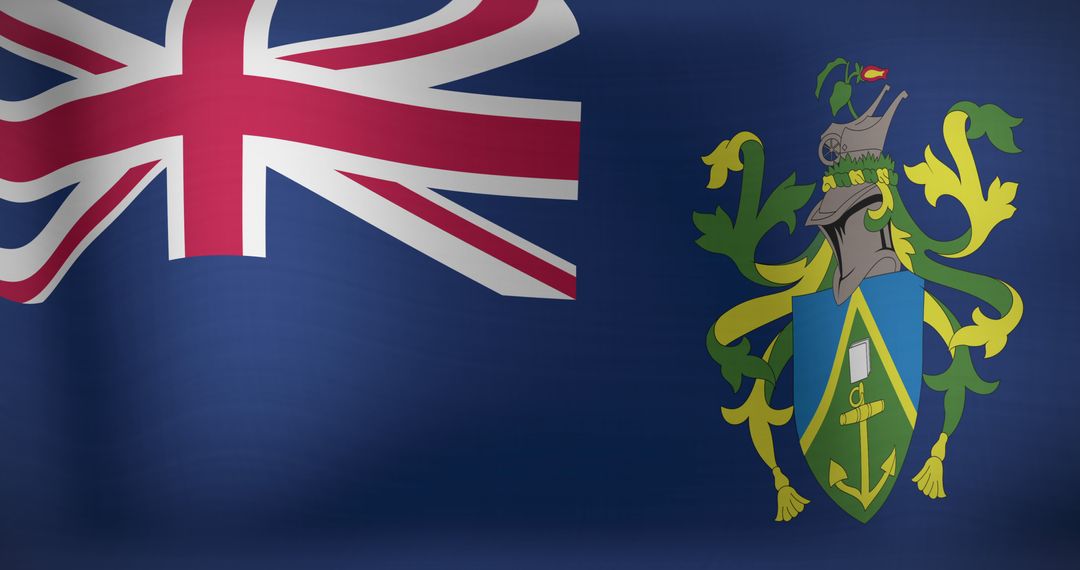 National Flag of Pitcairn Islands Waving Proudly - Free Images, Stock Photos and Pictures on Pikwizard.com