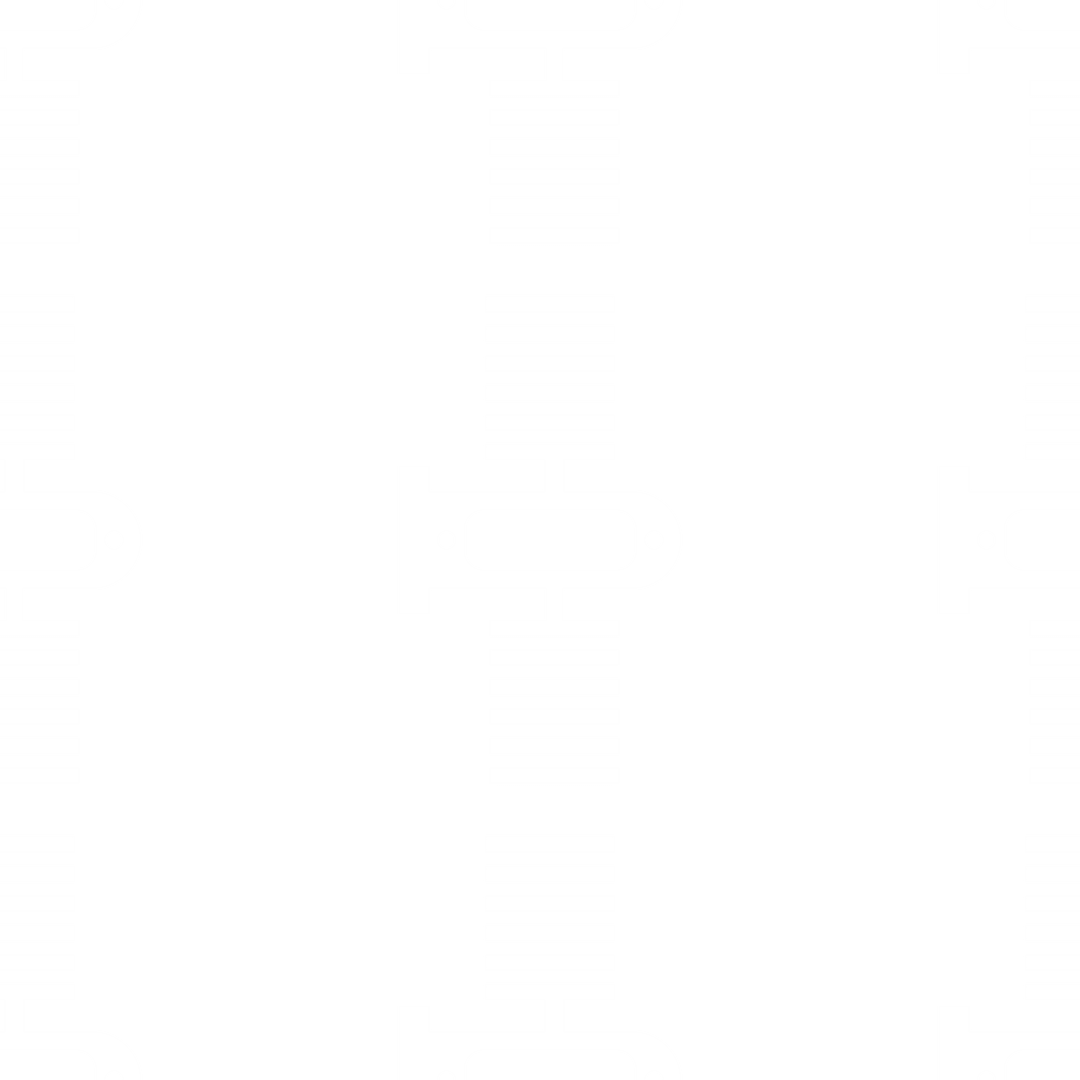 Minimalistic Geometric White Shapes Pattern on Transparent Background