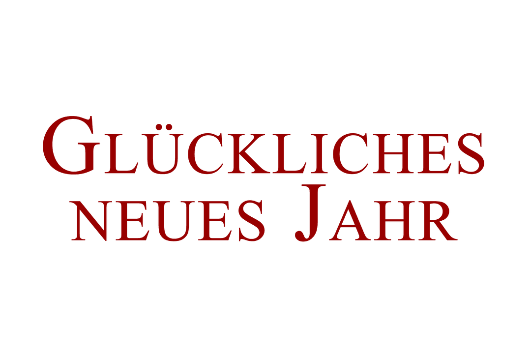 Glückliches Neues Jahr Text Transparent Background