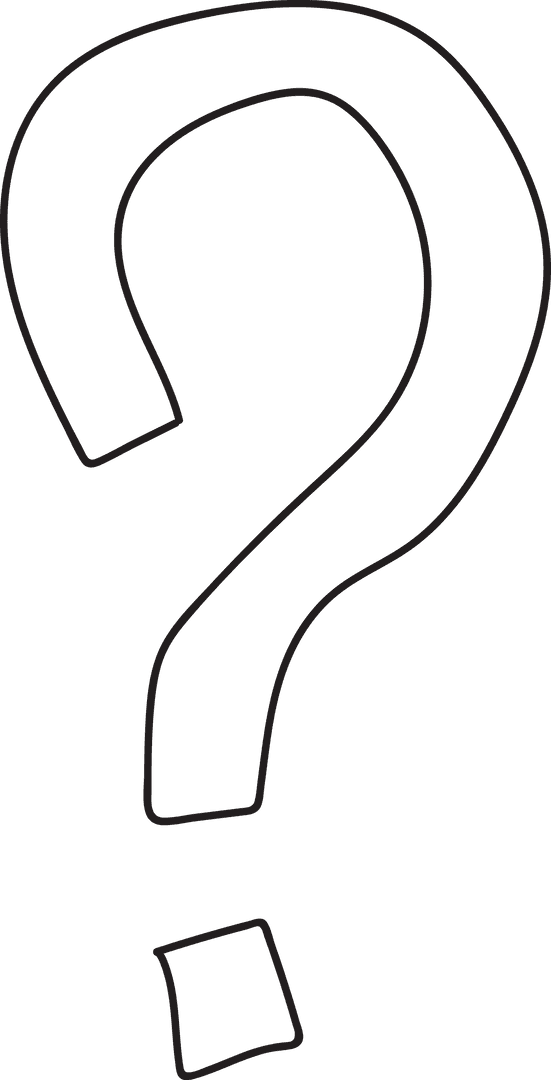 Black Question Mark on Transparent Background Illustrating Communication - Download Free Stock Images Pikwizard.com