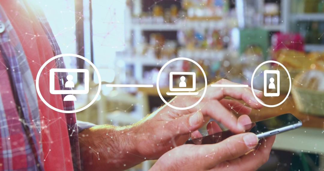 Smartphone Connectivity and Interconnected Digital Network in Retail Environment