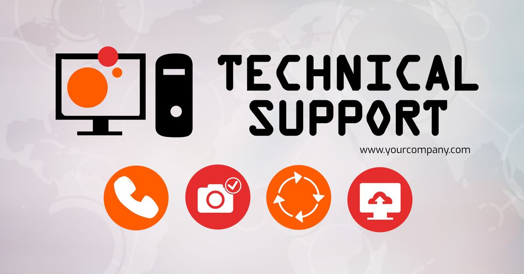 Technical Support Services Icons for IT Solutions - Download Free Stock Images Pikwizard.com
