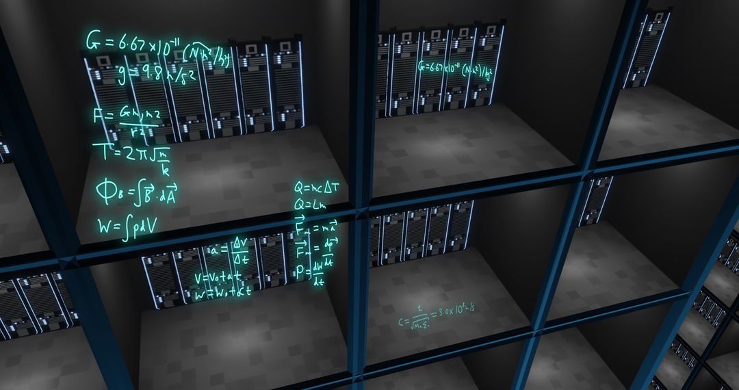 Digital Data Flow with Cloud Computing Servers and Data Formulas