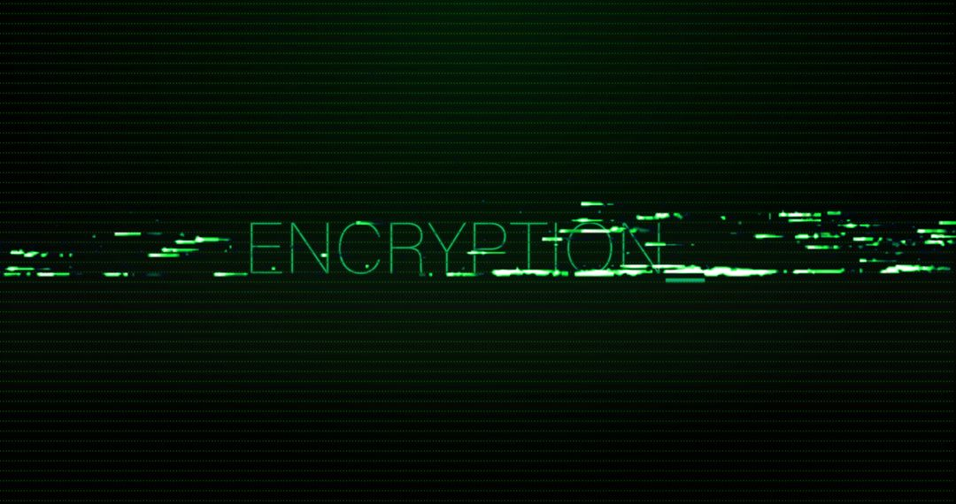 Digital Encryption with Glitch Effect on Black Background - Free Images, Stock Photos and Pictures on Pikwizard.com