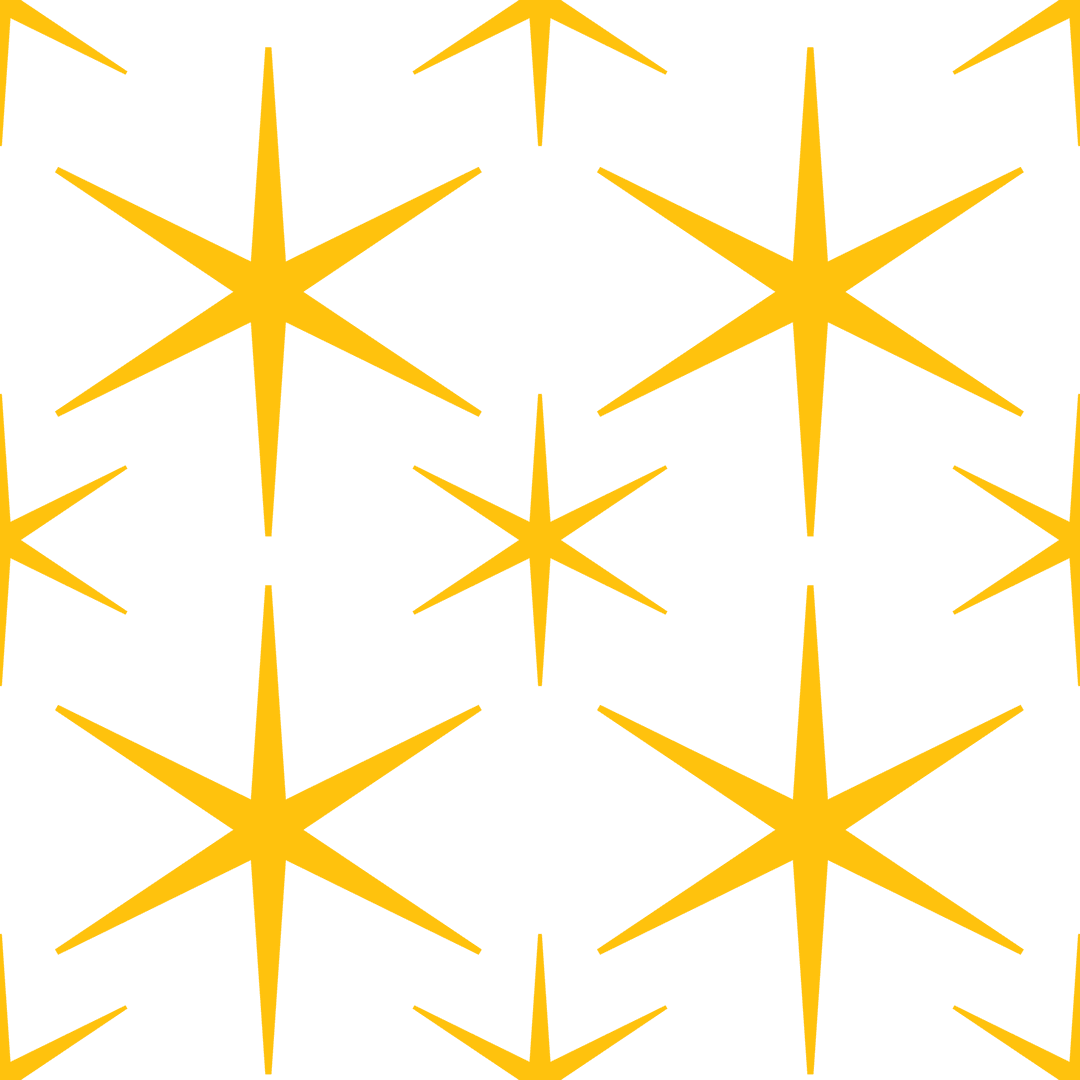 Transparent Yellow Star Pattern for Creative Design