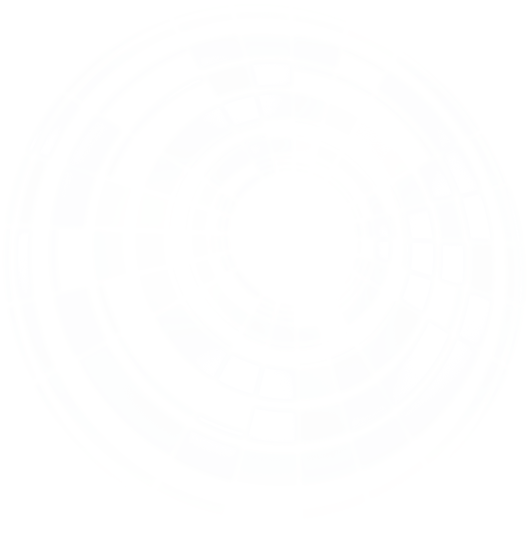 Circular Digital Design Illustration on Transparent Background