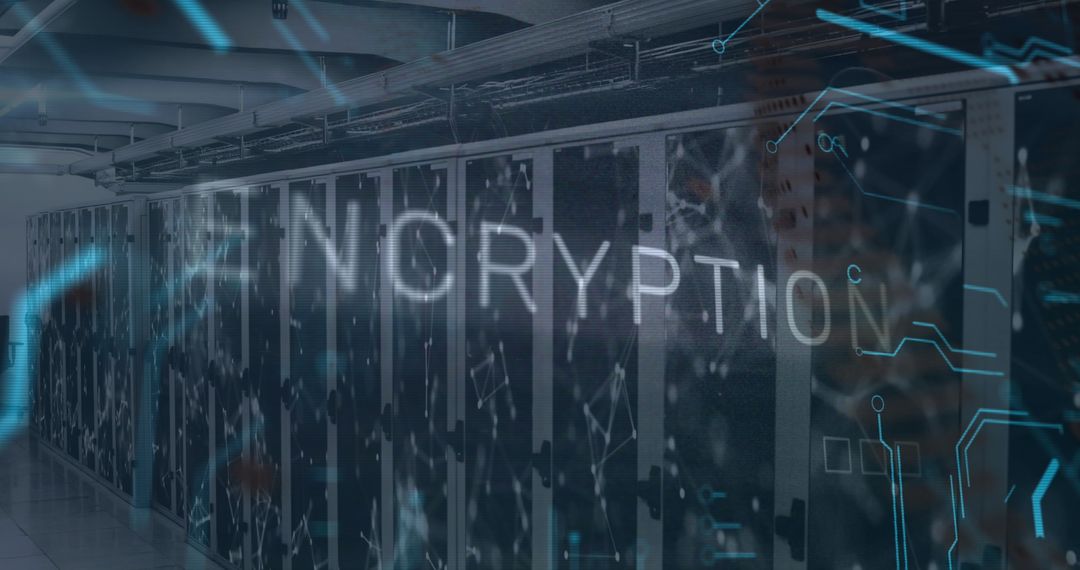 Digital Encryption Overlaying Data Center Servers