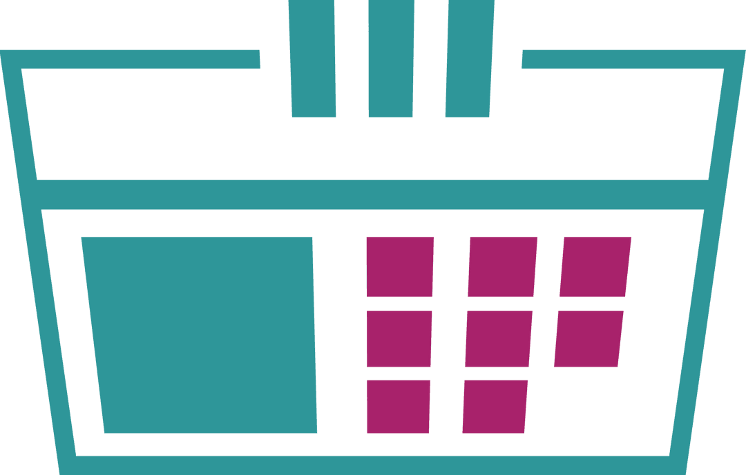 Digital Geometric Illustration on Transparent Background