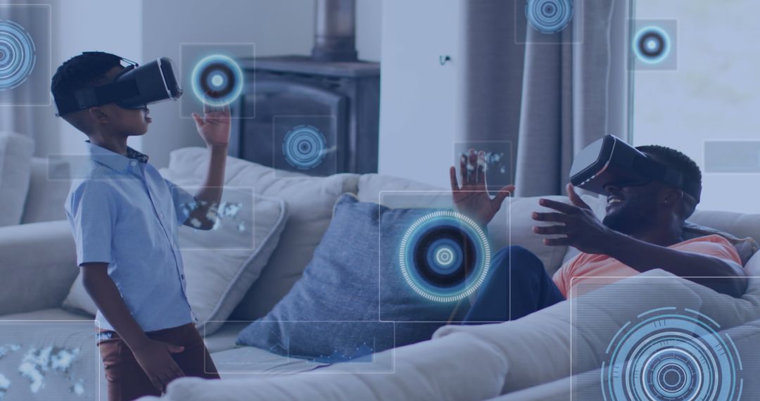 Father and Son Bonding Through Virtual Reality Technology