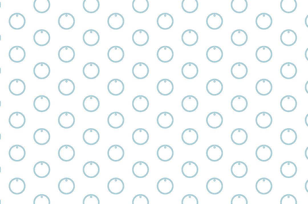 Blue Abstract Circle Pattern on Transparent Background Vector