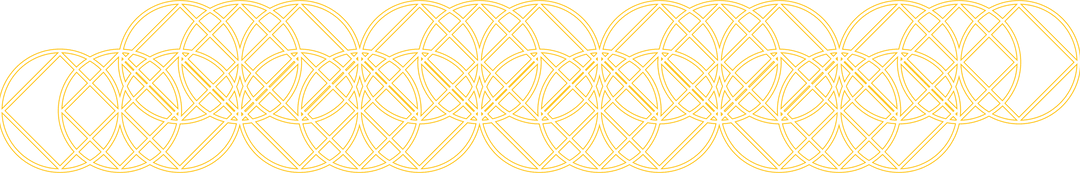 Geometric Yellow Pattern on Transparent Background for Creative Designs